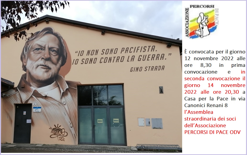 ASSEMBLEA STRAORDINARIA DEI SOCI