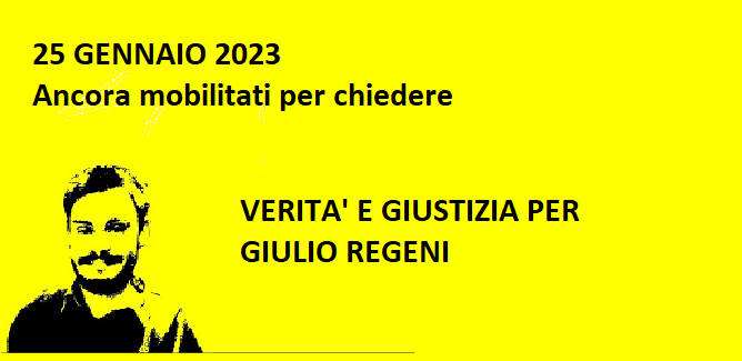 RICORDIAMO GIULIO REGENI