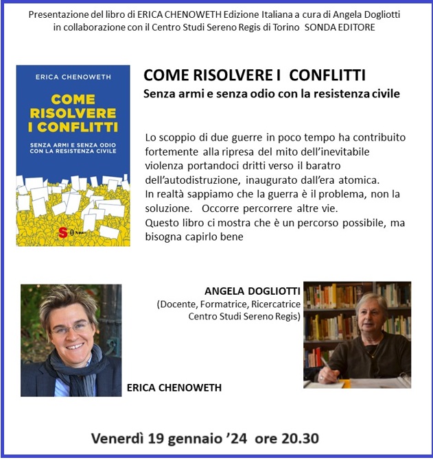 PRESENTAZIONE DEL LIBRO "COME RISOLVERE I  CONFLITTI"