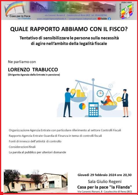 QUALE RAPPORTO ABBIAMO CON IL FISCO&quest;