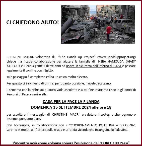 CI CHIEDONO AIUTO&excl;