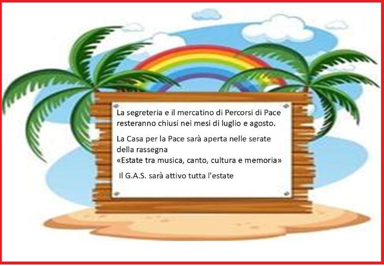 chiusura estiva