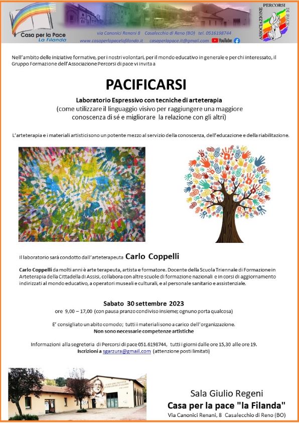 PACIFICARSI   Laboratorio Espressivo con tecniche di arteterapia