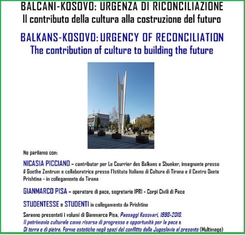 BALCANI-KOSOVO: URGENZA DI RICONCILIAZIONE